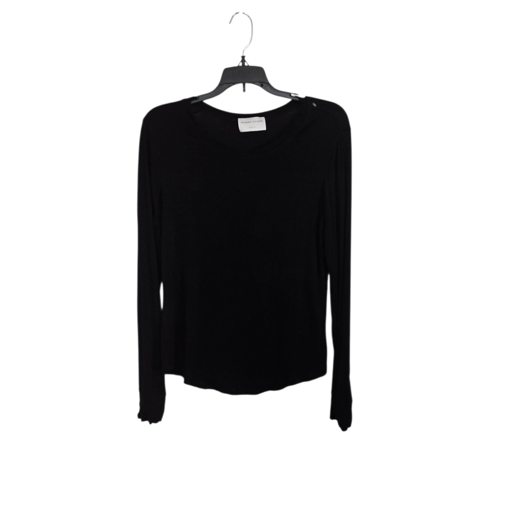 Modern Citizen Elegant Black Long Sleeve Tee